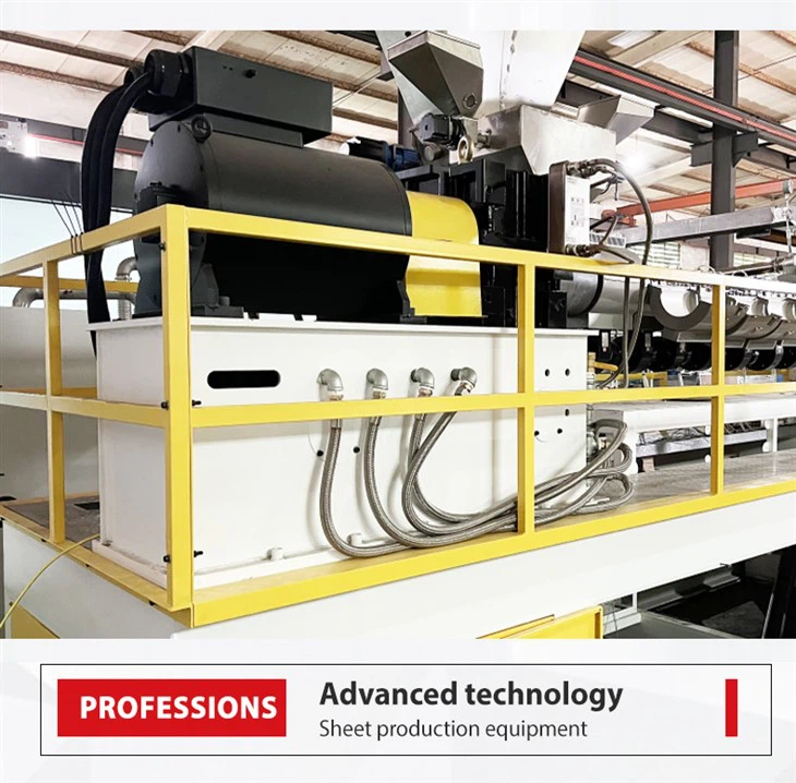 PLA Biodegradable Sheet Extruder PET PP PS Plastic Extruder Machine