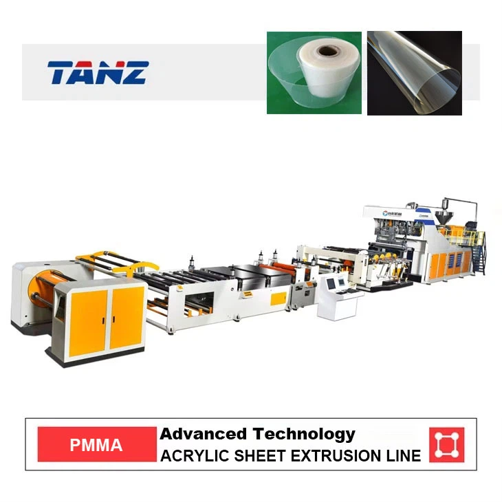 Acryl -plaat Extrusielijn PMMA Plastic Sheet Extruder